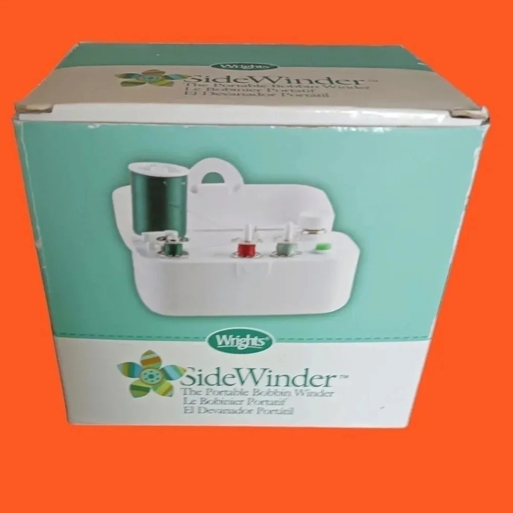 Wright sidewinder portable bobbin winder compact design